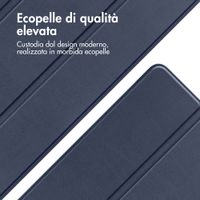 imoshion Trifold Bookcase Samsung Galaxy Tab A8 - Donkerblauw