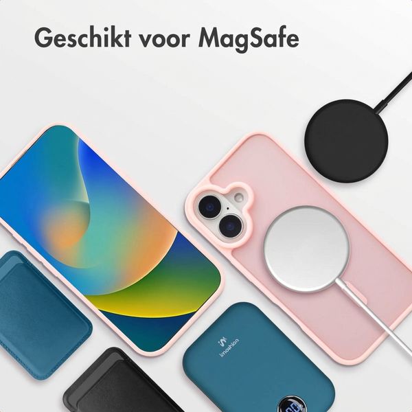 imoshion Color Guard Backcover met MagSafe Apple iPhone 16 - Lichtroze
