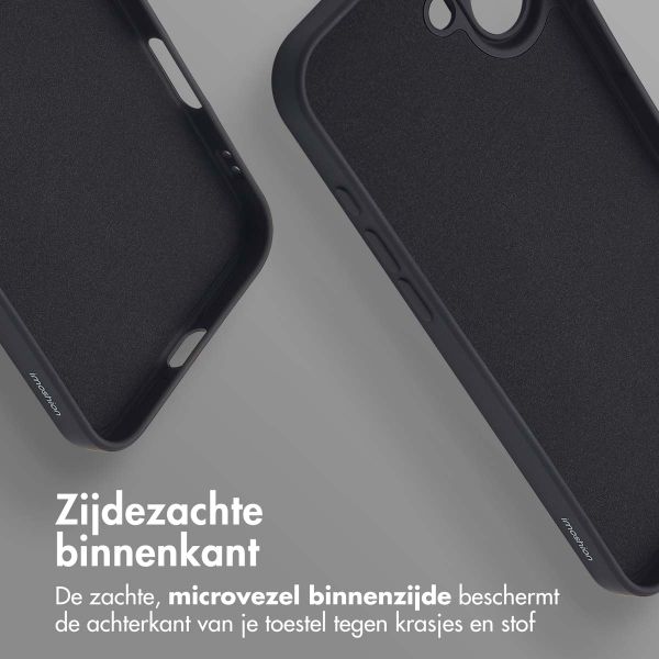 imoshion Color Backcover met MagSafe Apple iPhone 16 - Zwart
