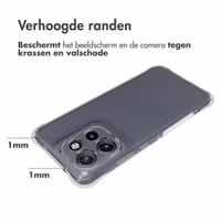 Accezz Clear Backcover Motorola Edge 60 Neo - Transparant