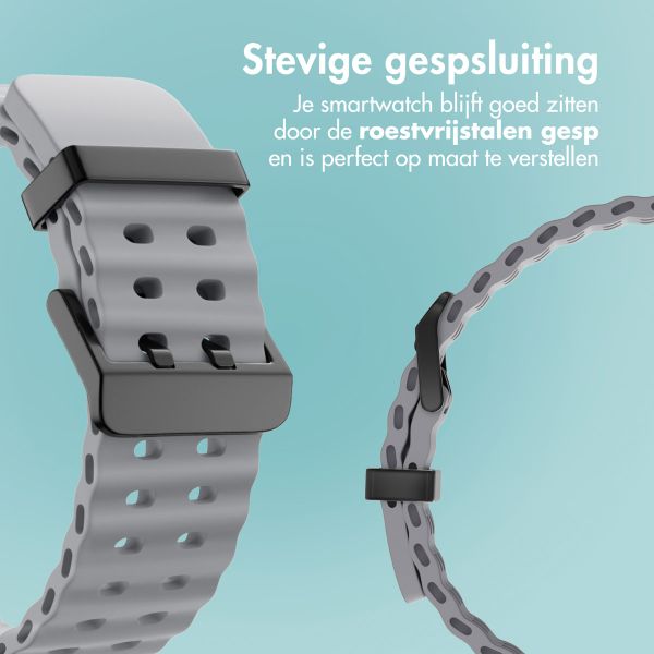 imoshion Ocean Siliconenband Samsung Galaxy Watch Ultra (2024/2025) - Brown Gray