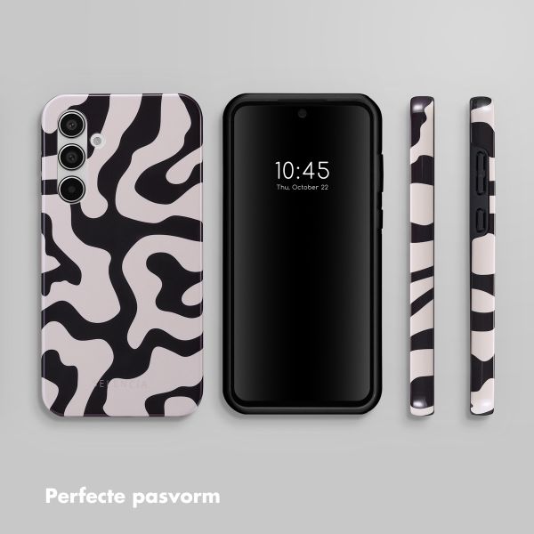 Selencia Vivid Backcover Samsung Galaxy A55 - Art Wave Black