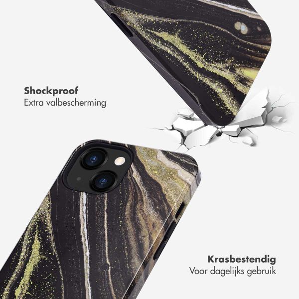 Selencia Vivid Tough Backcover iPhone 13 - Chic Marble