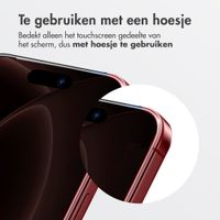 Accezz Gehard Glas Privacy Screenprotector + Applicator Apple iPhone 18 Pro Max / 17 Pro Max