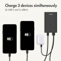 imoshion Ultra Series Aluminium Powerbank 20,000 mAh - Quick Charge and Power Delivery - Black