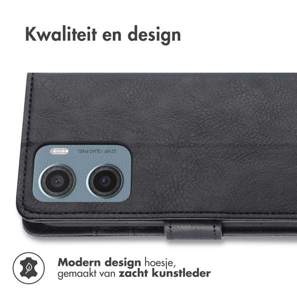 imoshion Luxe Bookcase Motorola Moto G05 / E15 - Zwart