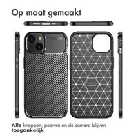 imoshion Carbon Softcase Backcover Apple iPhone 14 Plus - Zwart