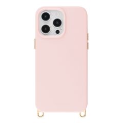 Selencia Rivièra MagSafe Backcover met afneembare haakjes Apple iPhone 13 Pro - Sorbet Pink