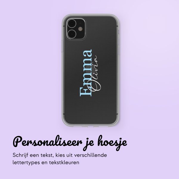 Hoesje met eigen foto en/of tekst Apple iPhone 11 - Naam