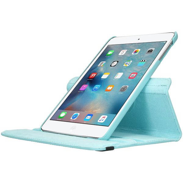 imoshion 360° draaibare Bookcase iPad Mini 3 (2014) / Mini 2 (2013) / Mini 1 (2012) - Turquoise