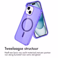 imoshion Sparkle Backcover met MagSafe Apple iPhone 15 - Glitter Paars