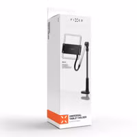 Fixed Relax tablet standaard - Verstelbaar - 360 graden draaibaar - Zwart