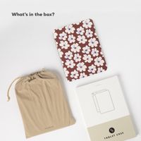 Selencia Vivid Tablet Case Apple iPad 11 (2025) 11 inch A16 / iPad 10 (2022) 10.9 inch - Choco Flower Pop