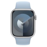 Apple Sport Band Apple Watch Series 1 t/m 10 / SE / Ultra (2) (44/45/46/49 mm) - Maat S/M - Light Blue