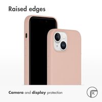 Accezz Liquid Silicone Back Cover with MagSafe Apple iPhone 15 - Pink
