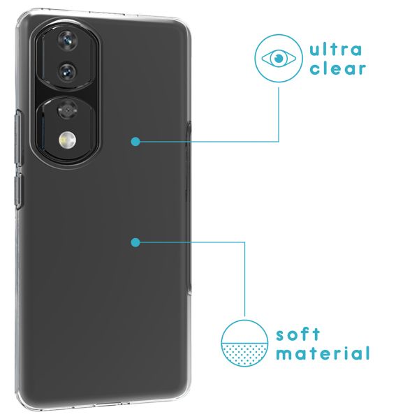 imoshion Softcase Backcover Honor 90 Pro - Transparant