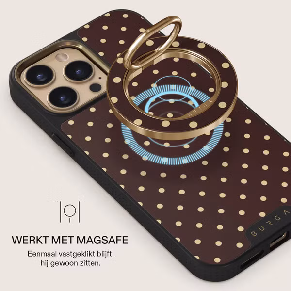 Burga Ringholder MagSafe Gold - Telefoonring - Sorry Busy