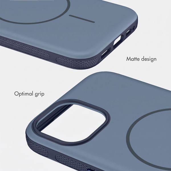 imoshion Colour Back Cover with Thin MagSafe Ring Apple iPhone 15 - Dark Blue