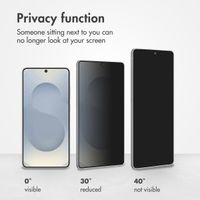 Accezz Tempered Glass Privacy Screenprotector Samsung Galaxy S25 Edge