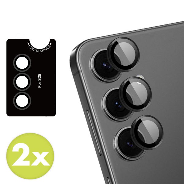 imoshion 2 Pack Camera lens protector Samsung Galaxy S25 Plus - Zwart