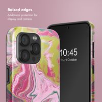 Selencia Vivid Back Cover with MagSafe Apple iPhone 15 Pro - Marble Pink
