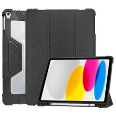 Accezz Rugged Trifold Folio Case Apple iPad 11 (2025) 11 inch A16 / iPad 10 (2022) 10.9 inch - Black