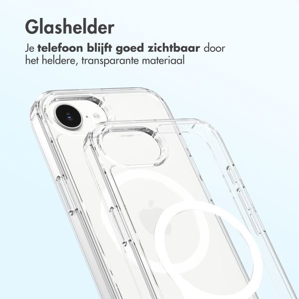 Accezz Xtreme Impact Backcover met MagSafe voor de Apple iPhone 16e - Transparant