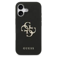 Guess Big 4G Logo Backcover Grained Apple iPhone 17 - Zwart