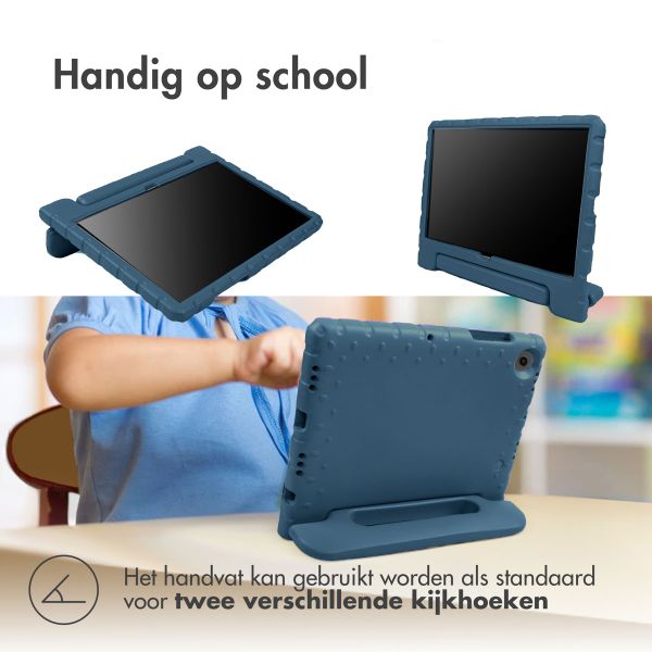 imoshion Kidsproof Backcover met handvat voor de Samsung Galaxy Tab A9 Plus - Donkerblauw