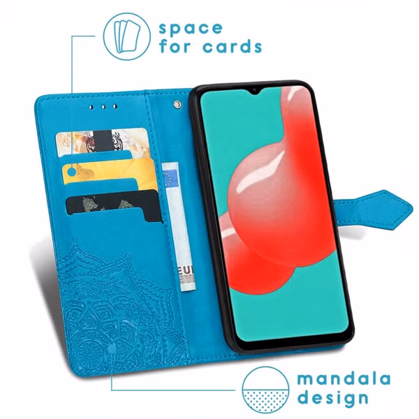 imoshion Mandala Bookcase Samsung Galaxy A32 (5G) - Turquoise