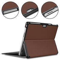 imoshion Trifold Bookcase Microsoft Surface Pro 9 / Pro 10 - Bruin