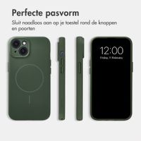 Accezz Grip Backcover met MagSafe Apple iPhone 14 - Donkergroen