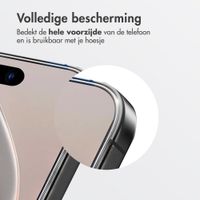 Accezz Gehard Glas Screenprotector met Applicator - 2-pack Apple iPhone Duo