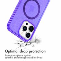 imoshion Sparkle Backcover met MagSafe Apple iPhone 15 Pro - Glitter Paars