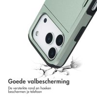 imoshion Backcover met pasjeshouder Apple iPhone 18 Pro / 17 Pro - Groen