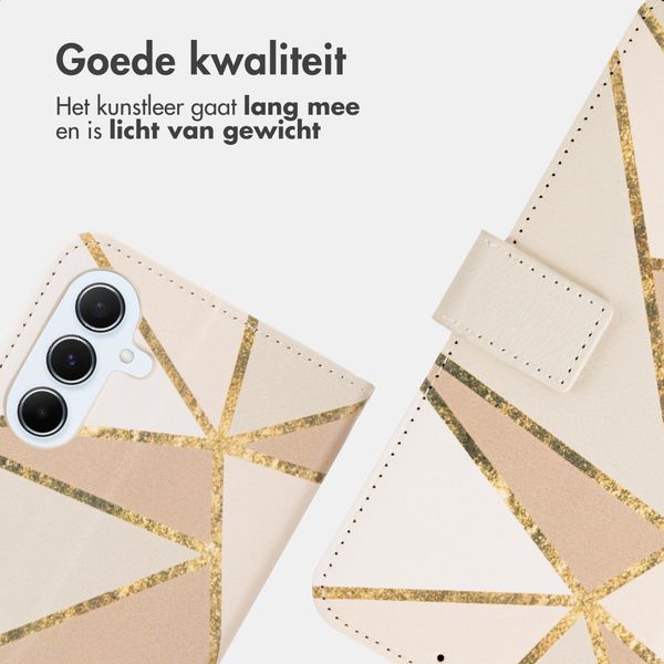 imoshion Design Bookcase Samsung Galaxy A56 - Beige Graphic