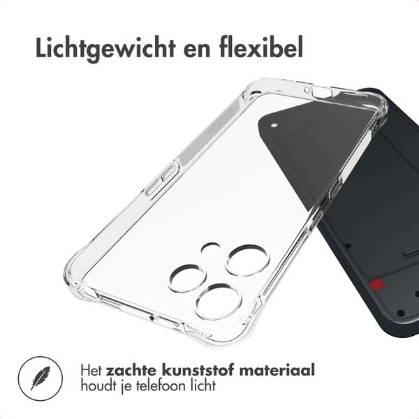 imoshion Shockproof Case Nothing Phone (3a) Lite - Transparant