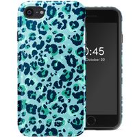 Selencia Vivid Tough Backcover iPhone SE (2022 / 2020) / 8 / 7 - Wild Spots Light Blue