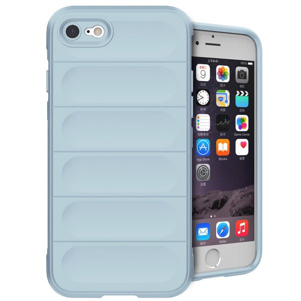 imoshion EasyGrip Backcover iPhone SE (2022 / 2020) / 8 / 7 - Lichtblauw