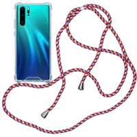 imoshion Transparante Backcover met koord Huawei P30 Pro - Paars multicolor