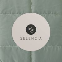 Selencia Puffy Laptop hoes 15-16 inch - Laptopsleeve - Sage Green