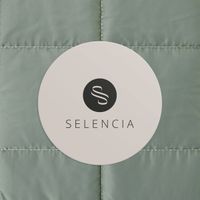 Selencia Puffy Laptop hoes 13-14 inch - Laptopsleeve - Sage Green