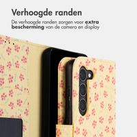 imoshion Design Bookcase Samsung Galaxy S23 - Sunny Yellow Petite Flowers