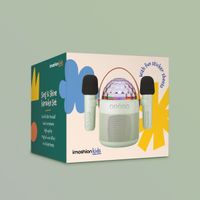 imoshion Sing & Shine Karaoke set - Speaker en 2 microfoons - Mintgreen