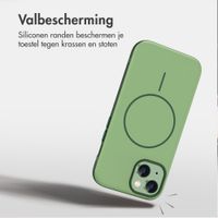 imoshion Color Backcover met Thin MagSafe Ring Apple iPhone 15 - Donkergroen