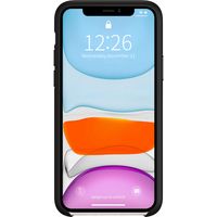 Valenta Luxe Leather Backcover iPhone 11 - Zwart