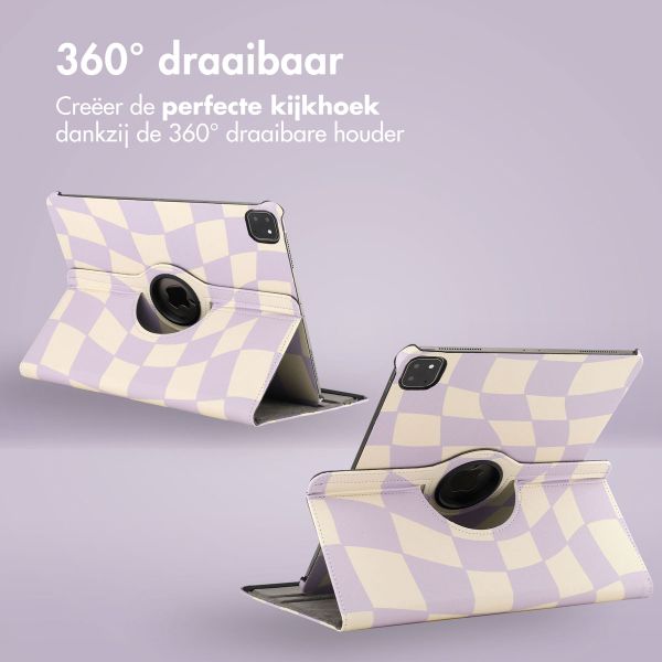 imoshion 360° Draaibare Design Bookcase iPad Pro 13 (2024) M4 - Dancing Cubes