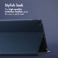 Accezz Classic Tablet Case Apple iPad 9 (2021) 10.2 inch / iPad 8 (2020) 10.2 inch / iPad 7 (2019) 10.2 inch - Dark Blue