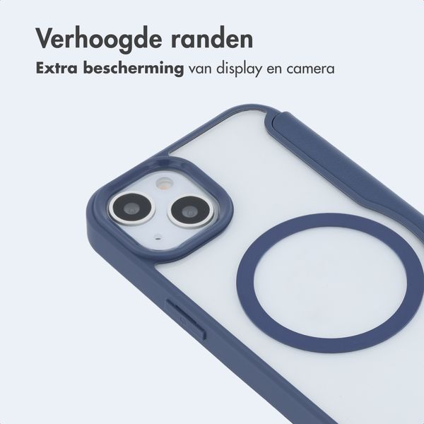 imoshion Transparante Bookcase met MagSafe Apple iPhone 14 / 13 - Blauw
