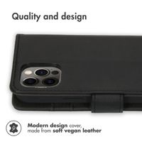 imoshion Luxury Bookcase Apple iPhone 12 (Pro) - Black